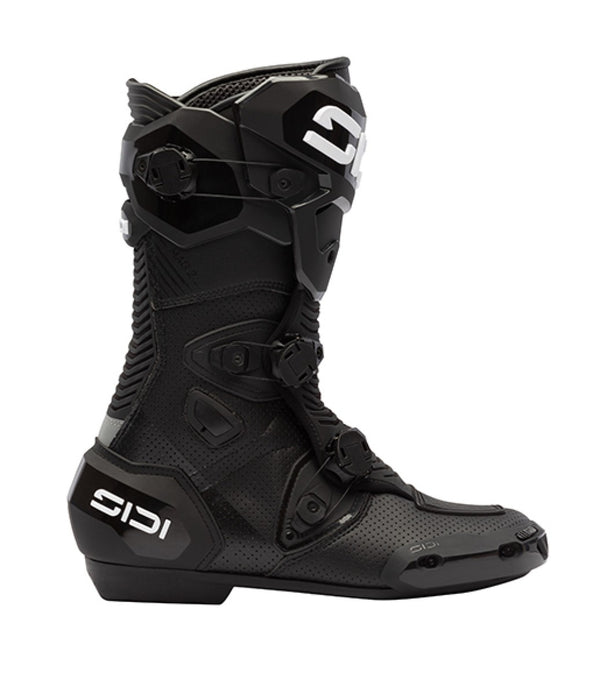 Sidi Mag-2 Air Motorcycle Boots Black – Ventilated High Performance Race Boots