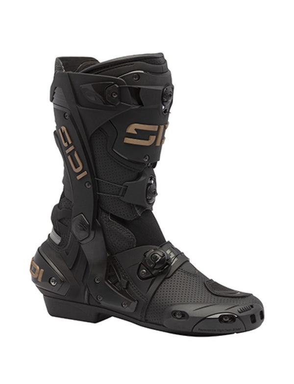 Sidi Rex Air Motorcycle Boots Black Bronze – Ventilated High Performance Race Boots