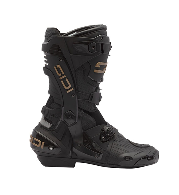 Sidi Rex Air Motorcycle Boots Black Bronze – Ventilated High Performance Race Boots