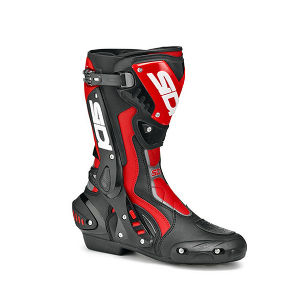 Sidi ST Motorcycle Boots Black Red – Sport & Race Boots