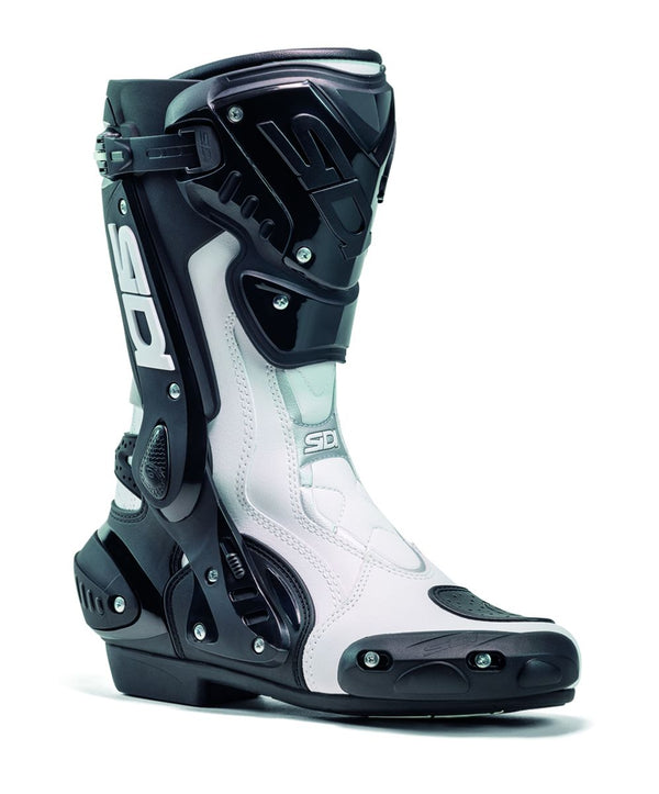 Sidi ST Motorcycle Boots Black White – Sport & Race Boots