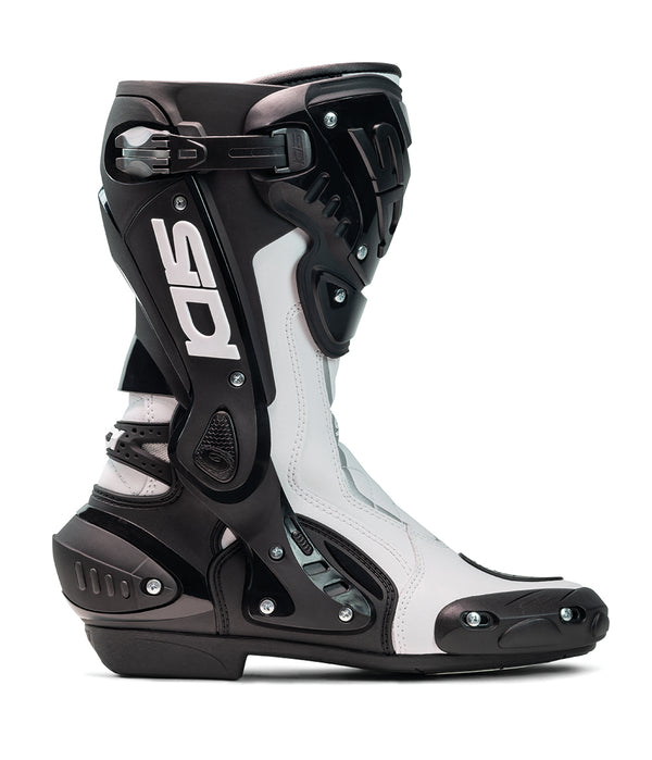Sidi ST Motorcycle Boots Black White – Sport & Race Boots