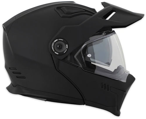 Simpson Journey Solid Matt Black Adventure Helmet ECE 22.06 Pinlock Sun Visor