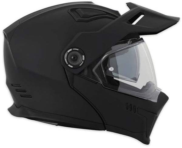 Simpson Journey Solid Matt Black Adventure Helmet ECE 22.06 Pinlock Sun Visor