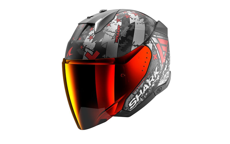 SKWAL i3 JET HELLCAT Mat Black Chrom Red