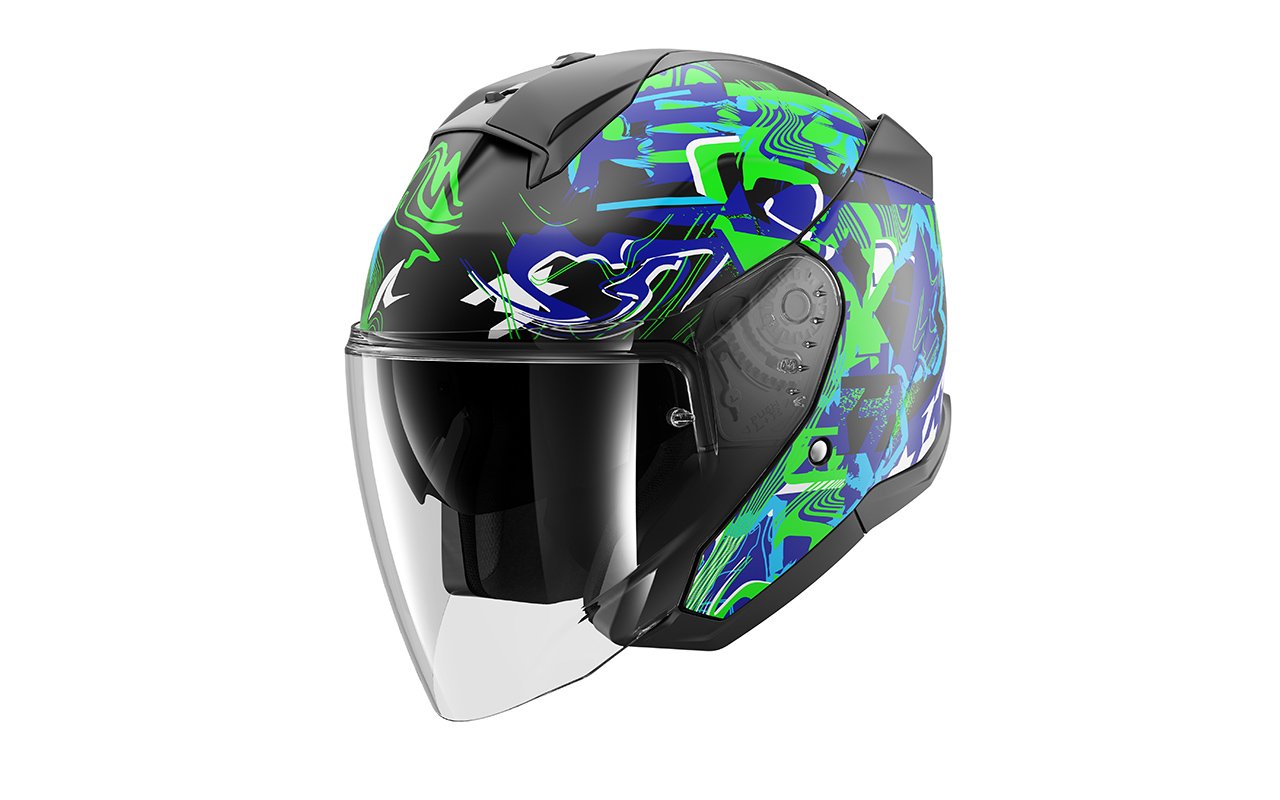 SKWAL JET PRANZ Mat Black Green Blue