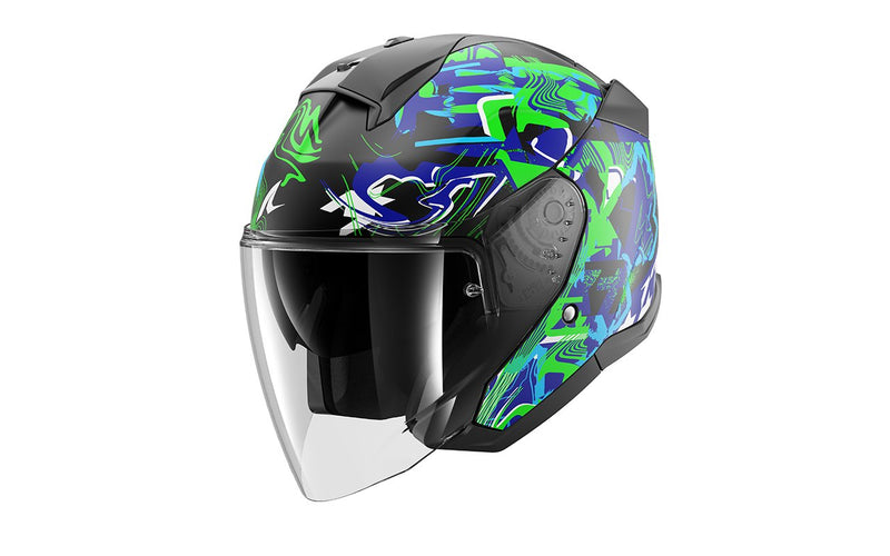 SKWAL JET PRANZ Mat Black Green Blue