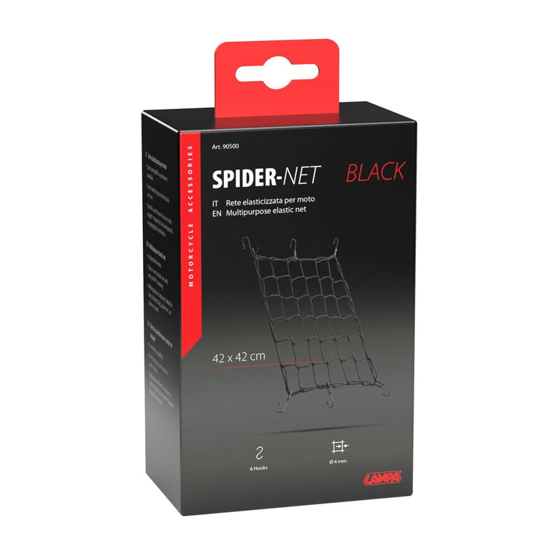 Spider Multipurpose Elastic Net Black