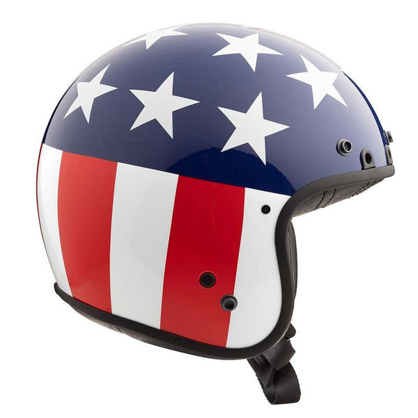 Simpson Chopper Jet Helmet Custom Motorcycle Helmet D-Ring Classic