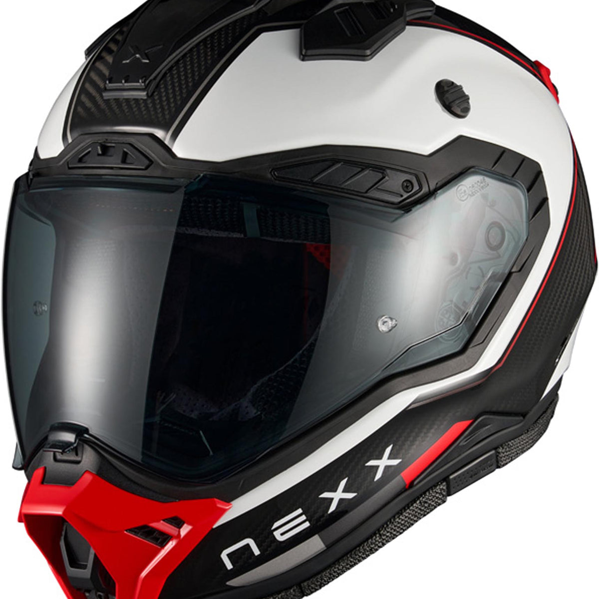 Nexx X Rally Raid Weiß-Rot