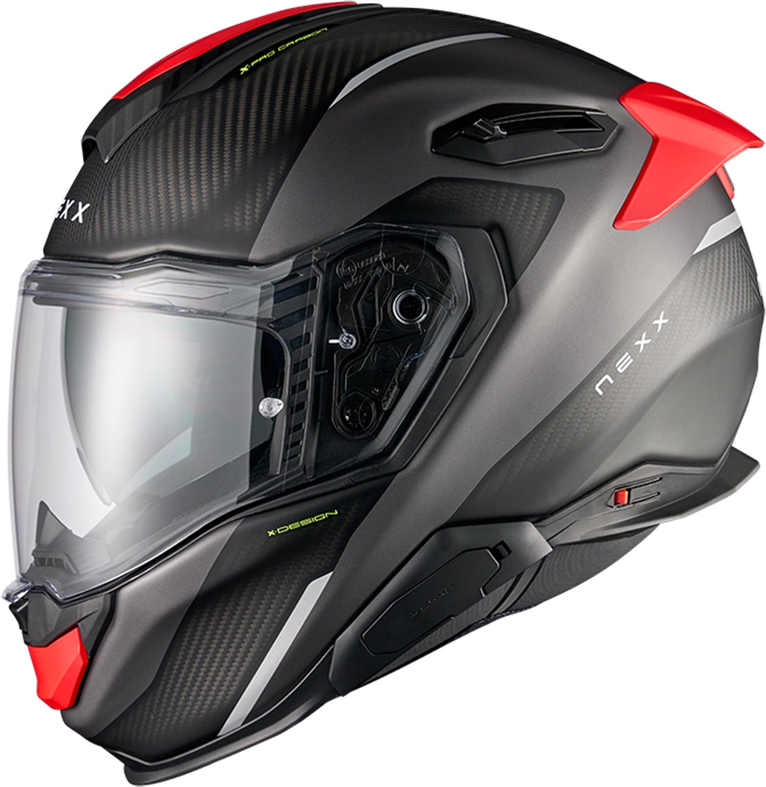 Nexx X Tr Rush Schwarz-Rot Matt