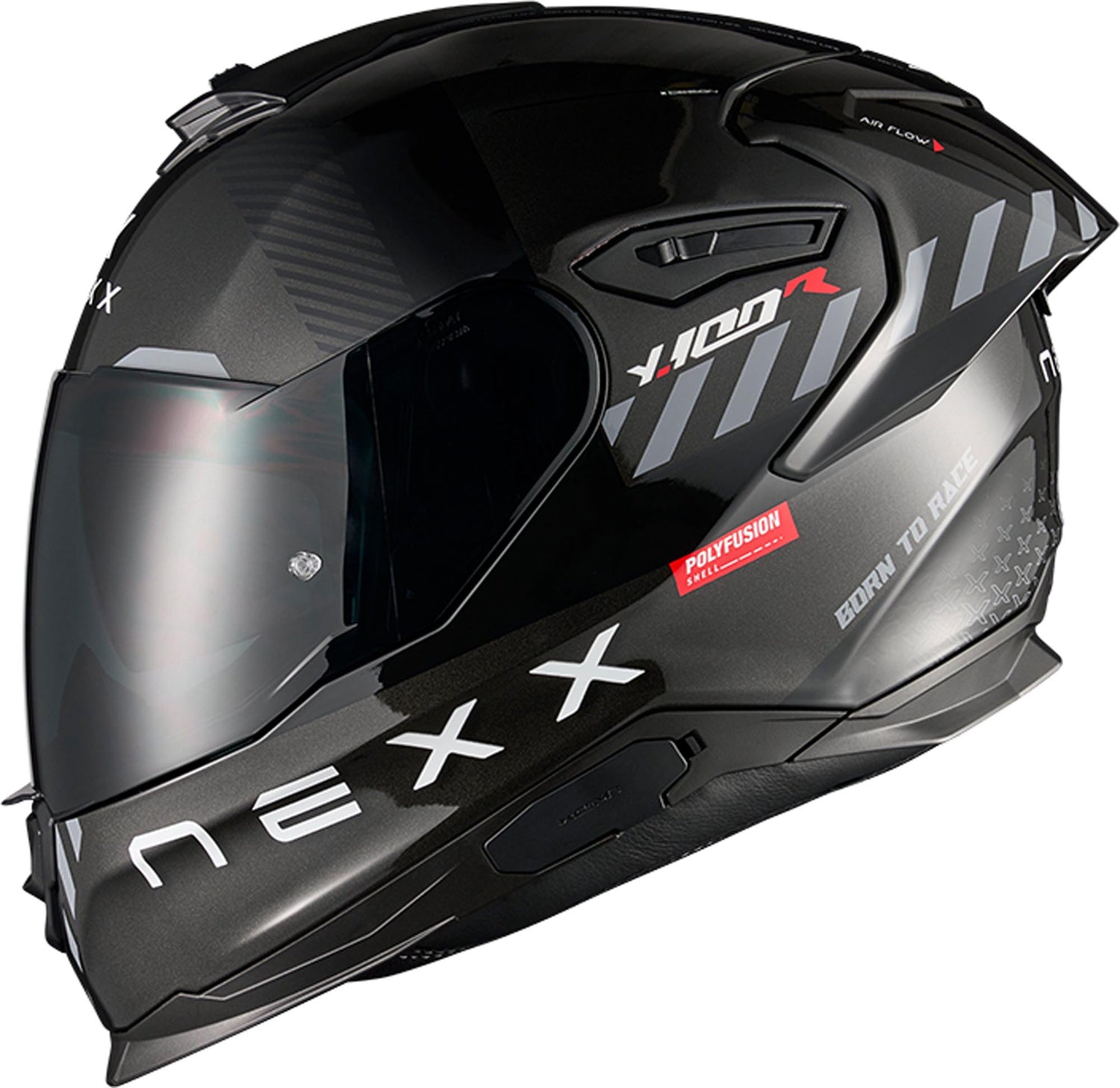 Nexx Y 100R Fade Schwarz-Rot