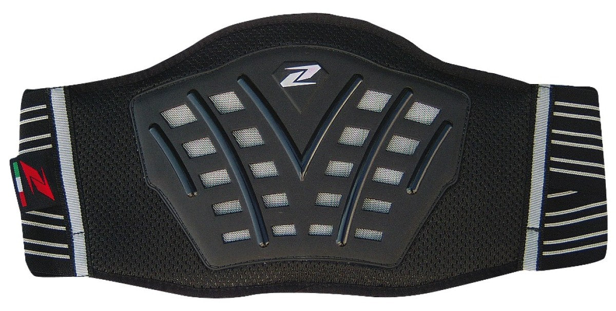 Back and stabilization strap for motorcycling