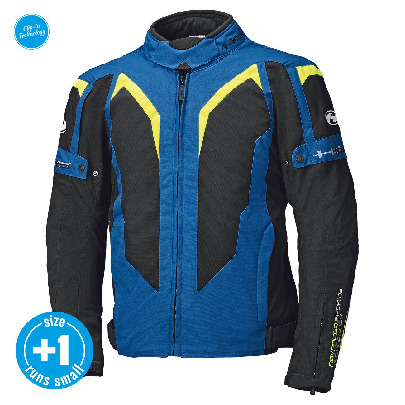 Zelda sporty summerjacket blue-fluorescent-yellow