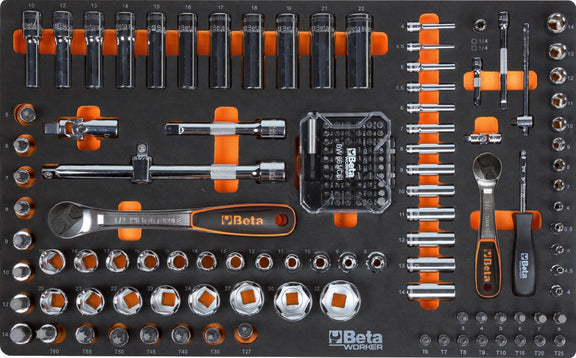 Beta BW 2400S - gereedschap in foam inlay