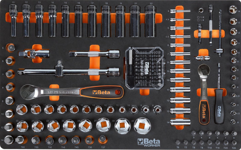 Beta BW 2400S - gereedschap in foam inlay